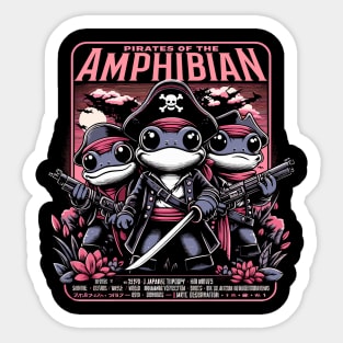 Pirates of the Amphibian Sticker